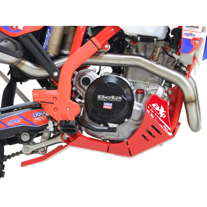 Sabot pehd 8mm avec protection de biellette AXP Beta 4T rr/race 2024-25 rouge