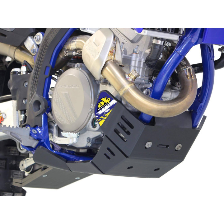 Sabot pehd 8mm avec protection de biellette AXP sherco 250/300 sef 2025-26 noir