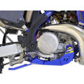 Sabot pehd 8mm avec protection de biellette AXP sherco 250/300 se 2025-26 bleu
