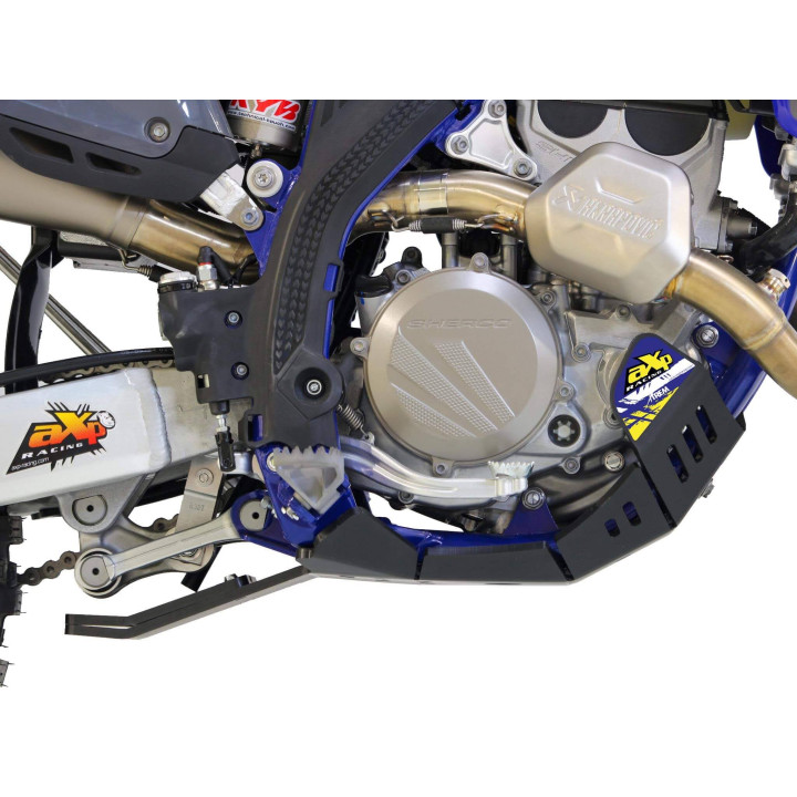 Sabot pehd 8mm avec protection de biellette AXP sherco 250/300 sef 2025-26 noir
