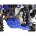 Sabot pehd 8mm avec protection de biellette AXP sherco 250/300 sef 2025-26 bleu