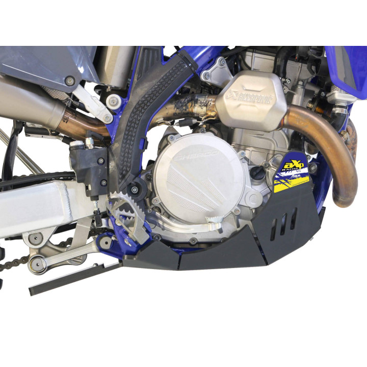 Sabot pehd 8mm avec protection de biellette AXP sherco 450/500 sef 2025-26 noir