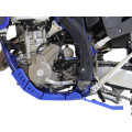 Sabot pehd 8mm avec protection de biellette AXP sherco 250/300 sef 2025-26 bleu
