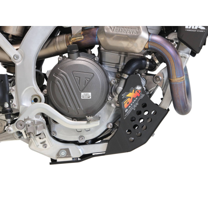 Sabot pehd 6mm AXP Triumph tf250x 2024-26 noir | Oxmoto