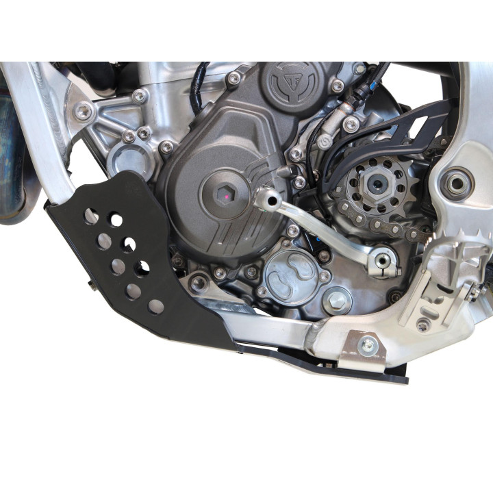 Sabot pehd 6mm AXP Triumph tf250x 2024-26 noir | Oxmoto