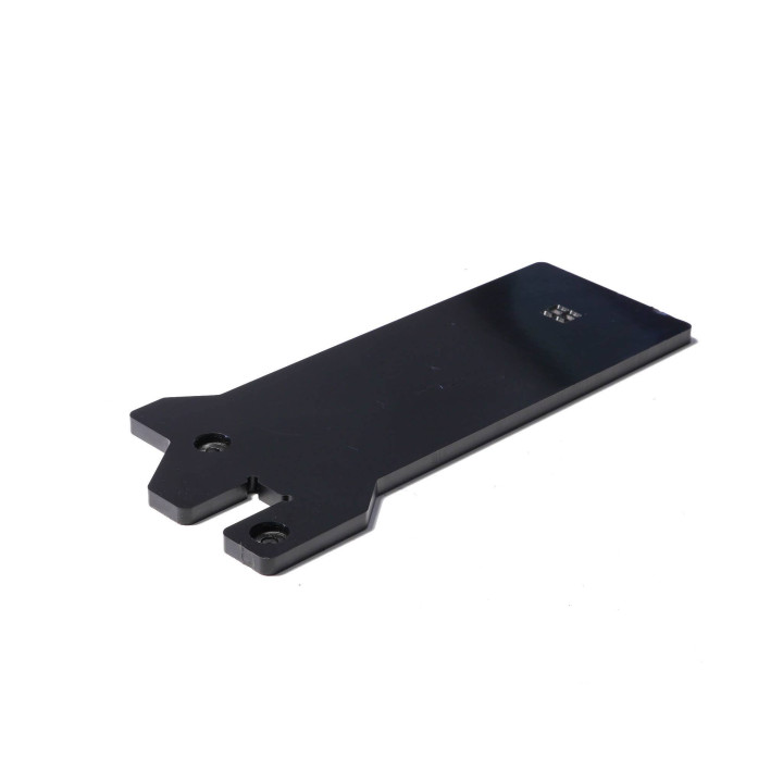 Plaque de protection de biellette AXP PEHD 8mm - noir