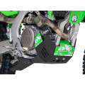 Sabot pehd 8mm avec protection de biellette AXP Kawasaki kx250-kx250x 2025-26 noir