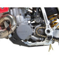 Sabot pehd 6mm AXP Honda cr500 2089-01 noir | Oxmoto
