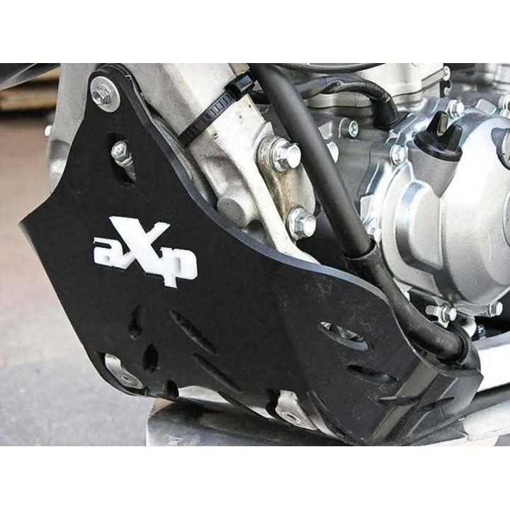 Sabot pehd 6mm AXP Yamaha yz250f 2006-09 noir | Oxmoto