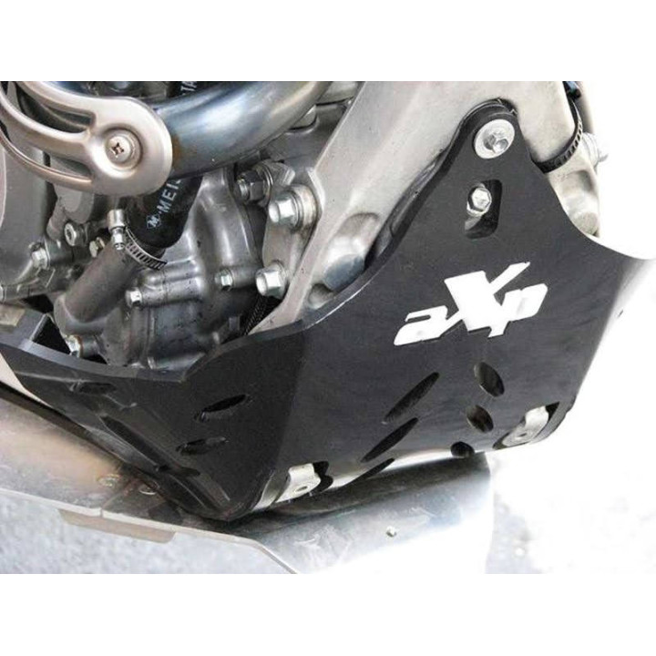 Sabot pehd 6mm AXP Yamaha yz250f 2006-09 noir | Oxmoto