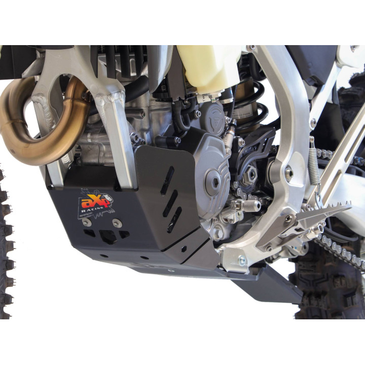 Sabot pehd 8mm avec protection de biellette AXP Triumph tf450x-tf450e 2025-26 noir