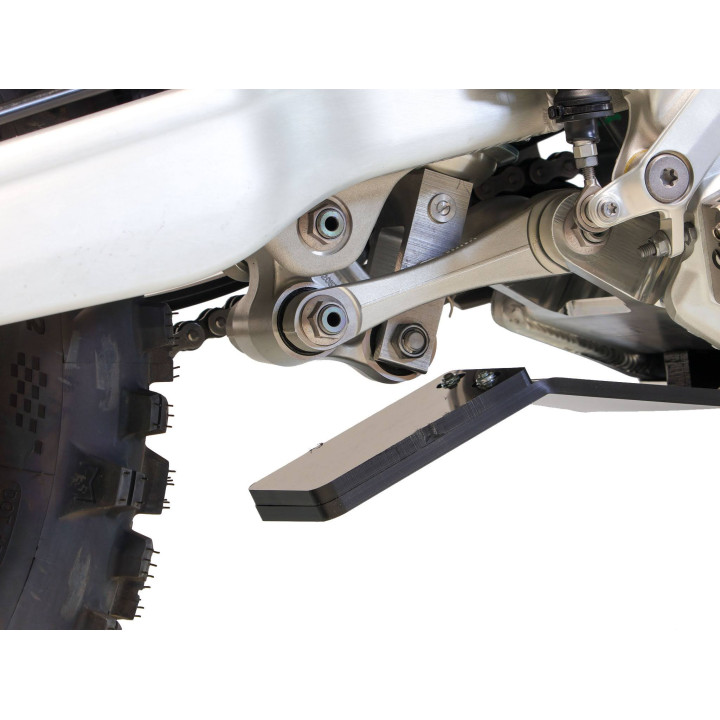 Sabot pehd 8mm avec protection de biellette AXP Triumph tf450x-tf450e 2025-26 noir