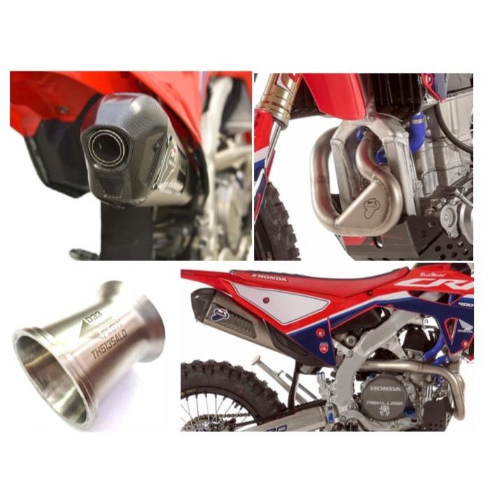 Ligne d'échappement termignoni Honda redmoto 400/450 crf rx 2021-2024