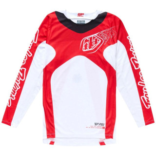Maillot TROY LEE DESIGNS GP Pro Frames - blanc/rouge