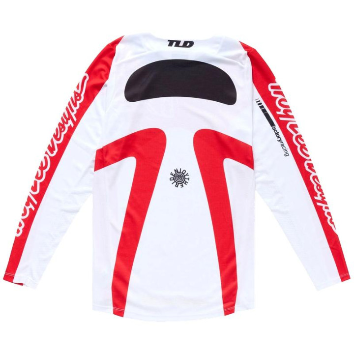 Maillot TROY LEE DESIGNS GP Pro Frames - blanc/rouge