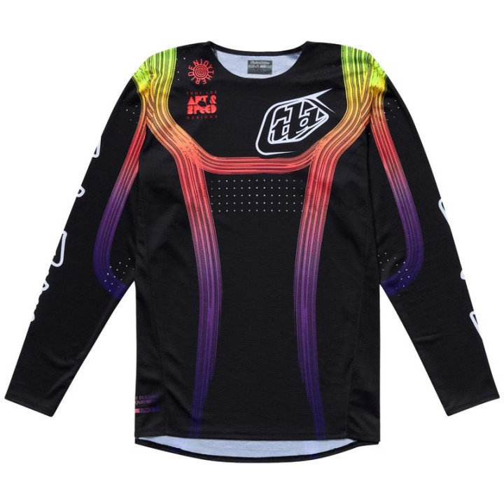 Maillot TROY LEE DESIGNS SE Pro Stripes - noir/multi