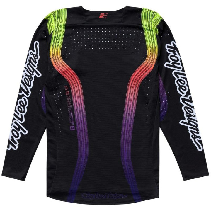 Maillot TROY LEE DESIGNS SE Pro Stripes - noir/multi