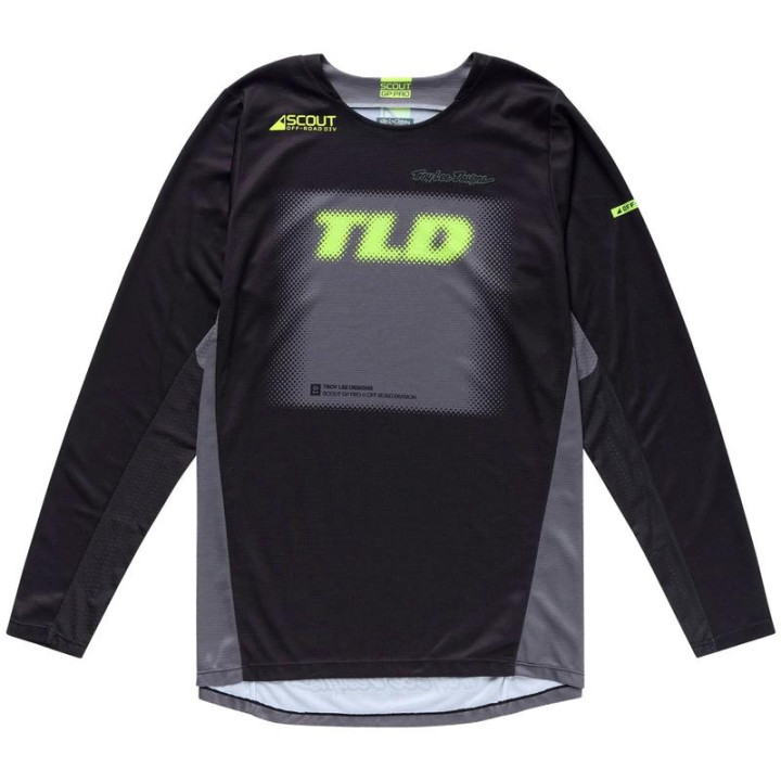 Maillot TROY LEE DESIGNS Scout GP Pro Fade Out - noir