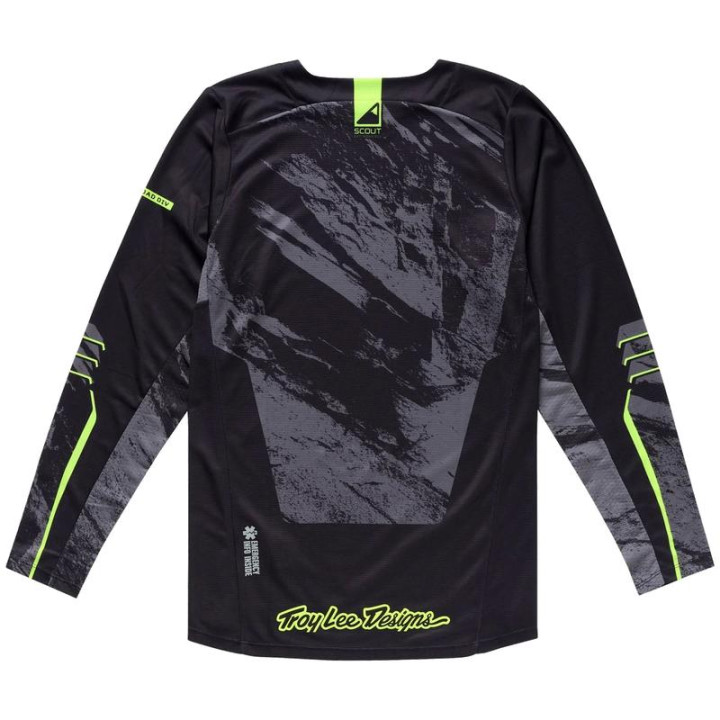 Maillot TROY LEE DESIGNS Scout GP Pro Slab - noir | Oxmoto
