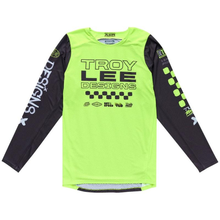 Maillot TROY LEE DESIGNS GP Pro Air Standard - jaune fluo/noir