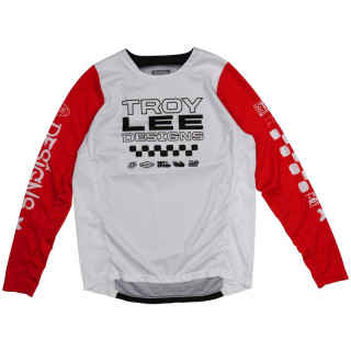 Maillot enfant TROY LEE DESIGNS GP Pro Standard - rouge/blanc/noir