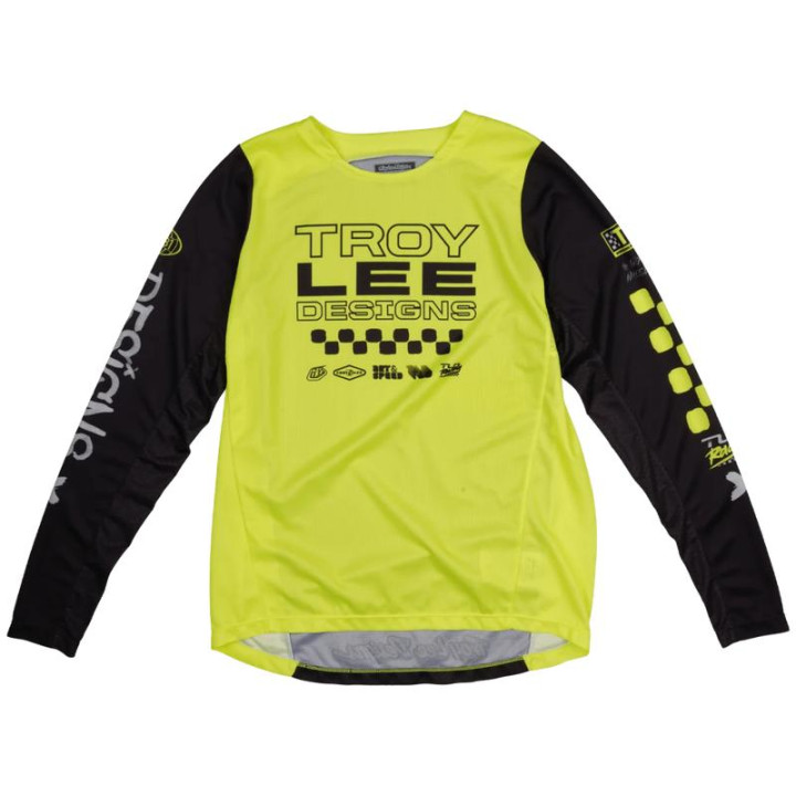 Maillot enfant troy lee designs gp pro standard jaune/noir