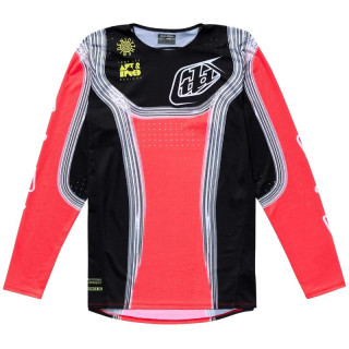 Maillot enfant TROY LEE DESIGNS SE PRO Stripes - Infra Red/noir