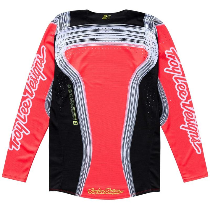 Maillot enfant TROY LEE DESIGNS SE PRO Stripes - Infra Red/noir