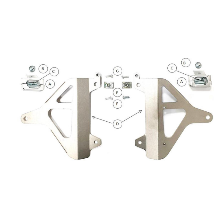 Kit protection de radiateur Honda redmoto crf rx 2021-2025