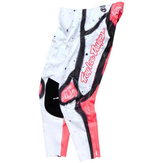 Pantalon TROY LEE DESIGNS SE Ultra Membrane - blanc/Infra Red