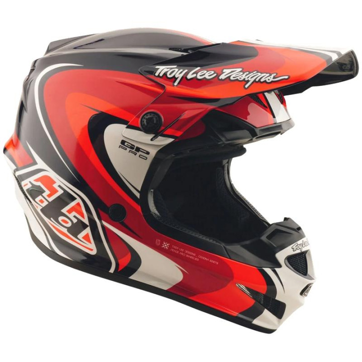 Casque enfant TROY LEE DESIGNS GP Pro Crossover - noir/rouge