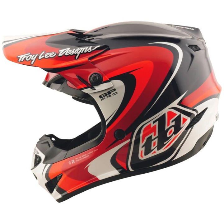 Casque enfant TROY LEE DESIGNS GP Pro Crossover - noir/rouge