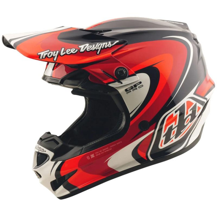Casque enfant TROY LEE DESIGNS GP Pro Crossover - noir/rouge