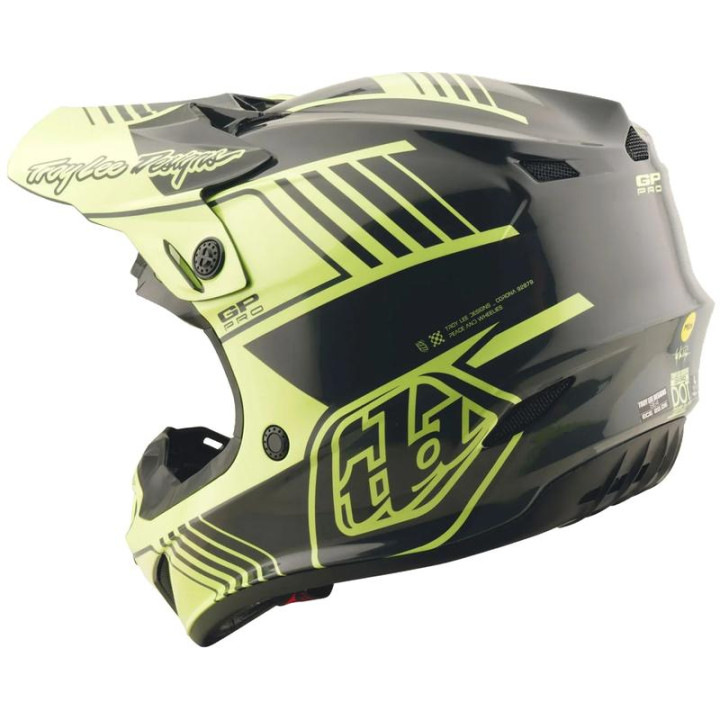 Casque enfant TROY LEE DESIGNS GP Pro Segment - jaune