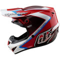 Casque enfant TROY LEE DESIGNS GP Shutter - rouge/blanc