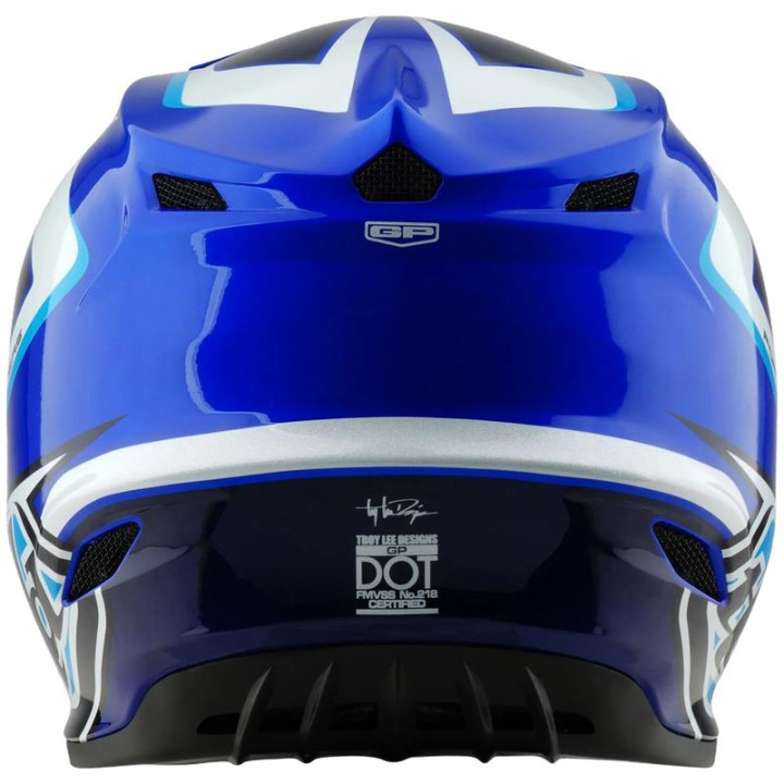 Casque enfant TROY LEE DESIGNS GP Shutter - bleu/blanc