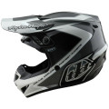 Casque TROY LEE DESIGNS GP Shutter - gris/blanc | Oxmoto