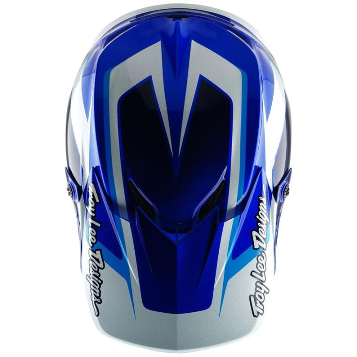 Casque enfant TROY LEE DESIGNS GP Shutter - bleu/blanc