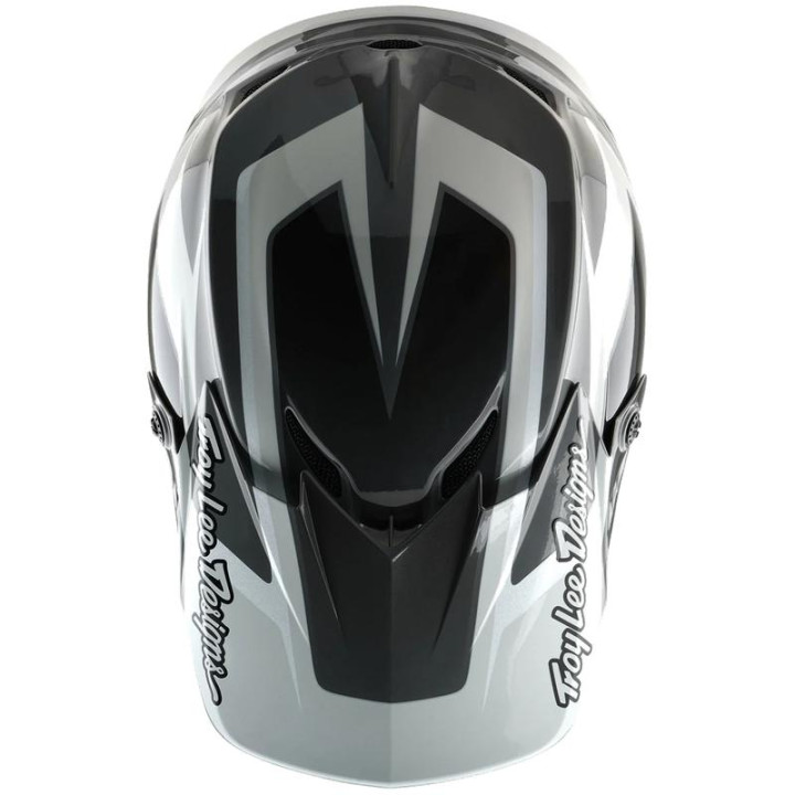 Casque TROY LEE DESIGNS GP Shutter - gris/blanc | Oxmoto
