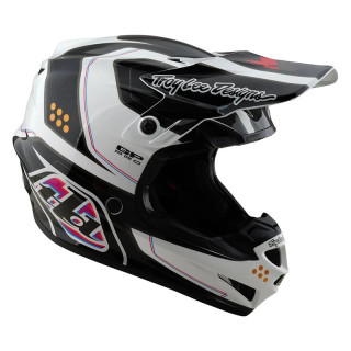 Casque troy lee designs gp pro mips trooper blanc/noir