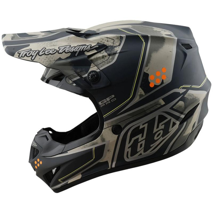 Casque TROY LEE DESIGNS GP Pro Trooper - noir/Caper | Oxmoto
