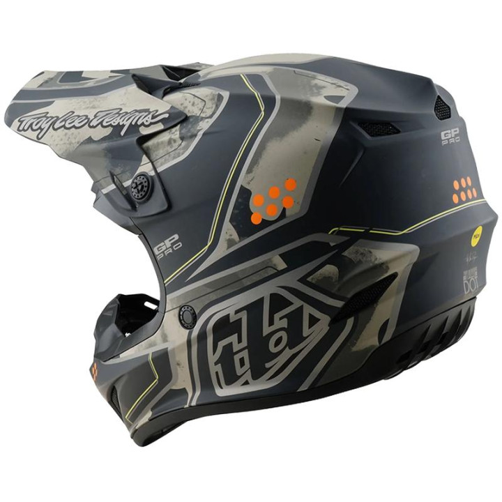 Casque TROY LEE DESIGNS GP Pro Trooper - noir/Caper | Oxmoto