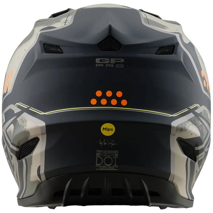 Casque TROY LEE DESIGNS GP Pro Trooper - noir/Caper | Oxmoto