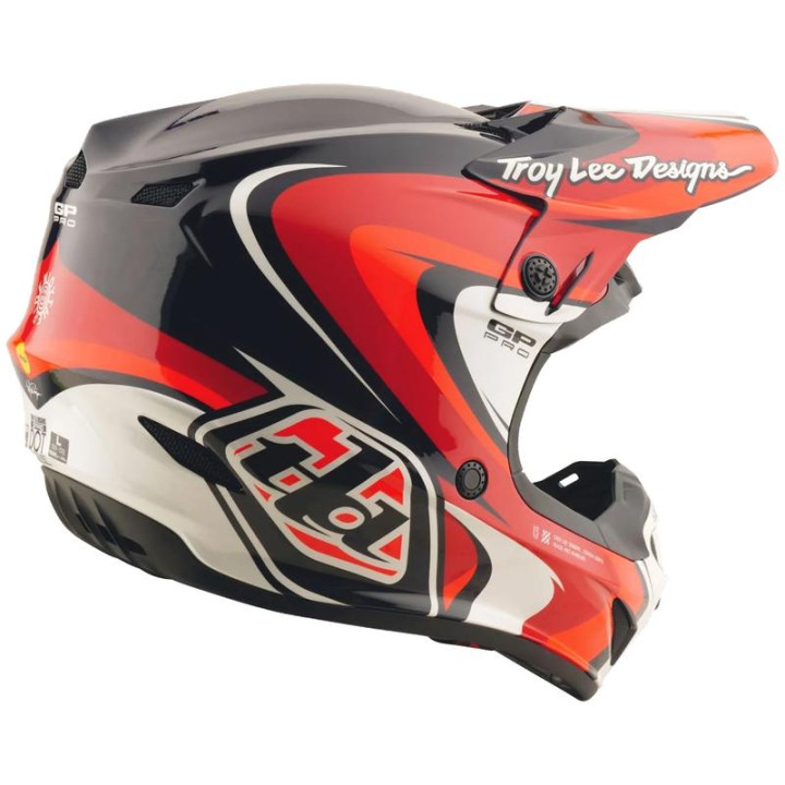 Casque TROY LEE DESIGNS GP Pro Crossover - Navy/rouge