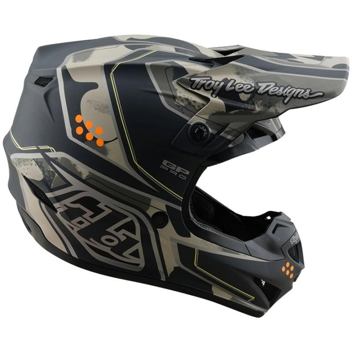Casque TROY LEE DESIGNS GP Pro Trooper - noir/Caper | Oxmoto