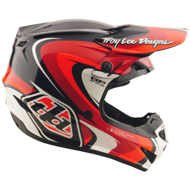 Casque TROY LEE DESIGNS GP Pro Crossover - Navy/rouge