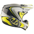 Casque TROY LEE DESIGNS GP Pro Crossover - gris/jaune