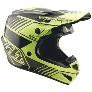 Casque TROY LEE DESIGNS GP Pro Segment - jaune | Oxmoto