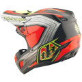 Casque TROY LEE DESIGNS SE5 Composite Stripes - noir/Infra Red