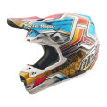 Casque troy lee designs se5 carbon lowrider gris/multi